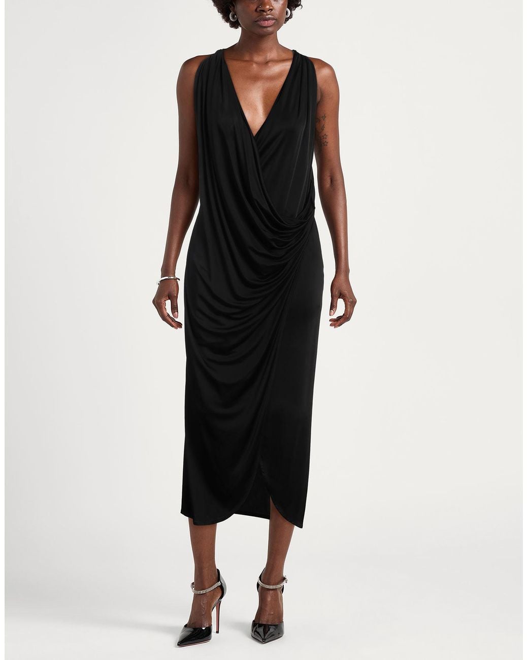 Aniye By Black Midi Dress Viscose