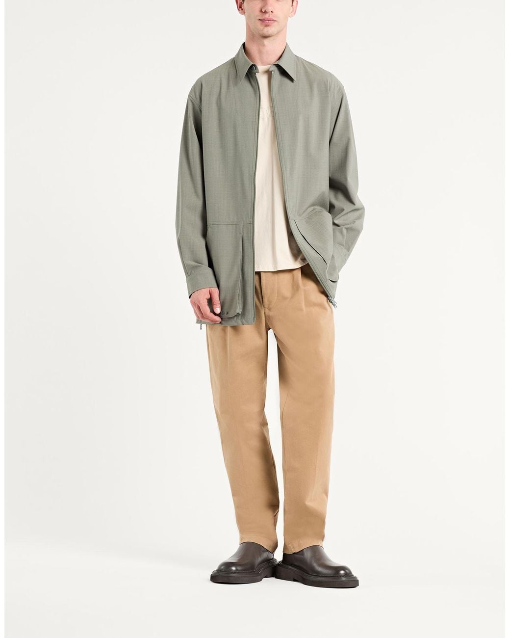 Tela Genova Natural Trouser for men