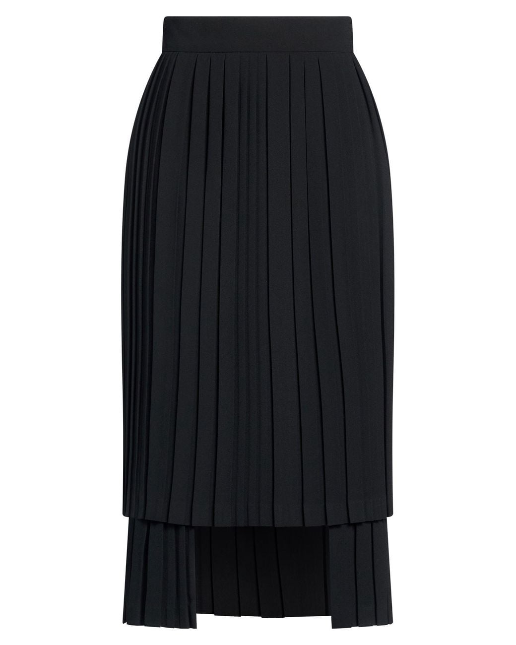 Dolce & Gabbana Black Chambray Tie-Waist Shirtdress Midi Skirt Polyester