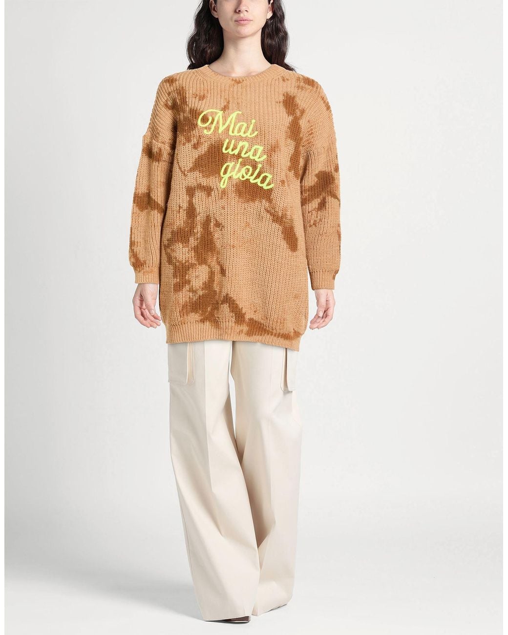 Shopart Natural Sand Sweater Acrylic, Polyester