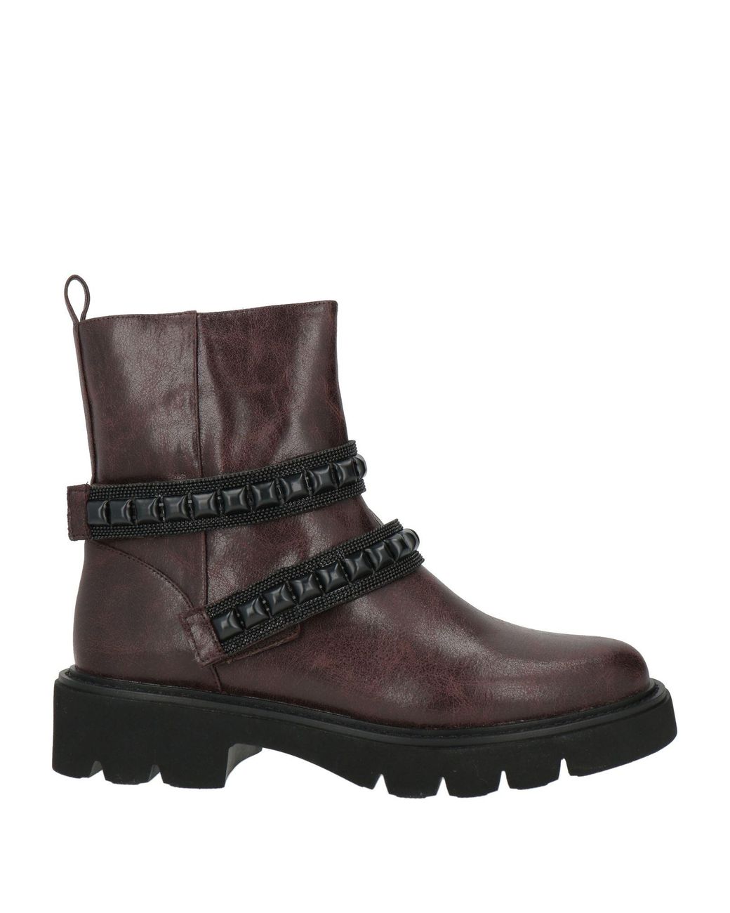 Luciano Barachini Brown Dark Ankle Boots Synthetic Material