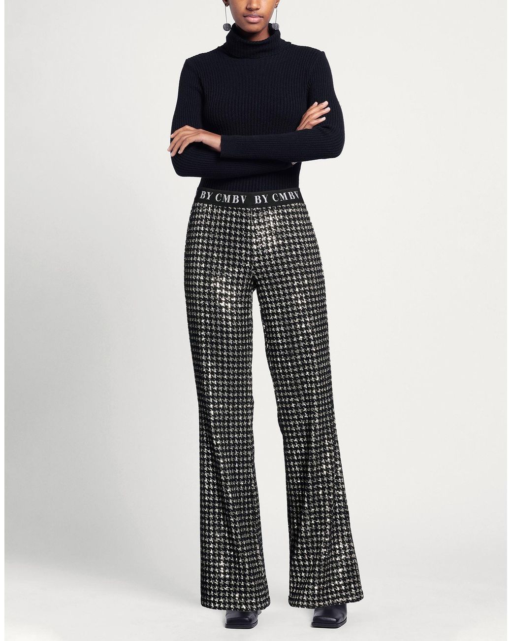 Cambio Gray Pants Polyester, Modal, Polyamide, Elastane
