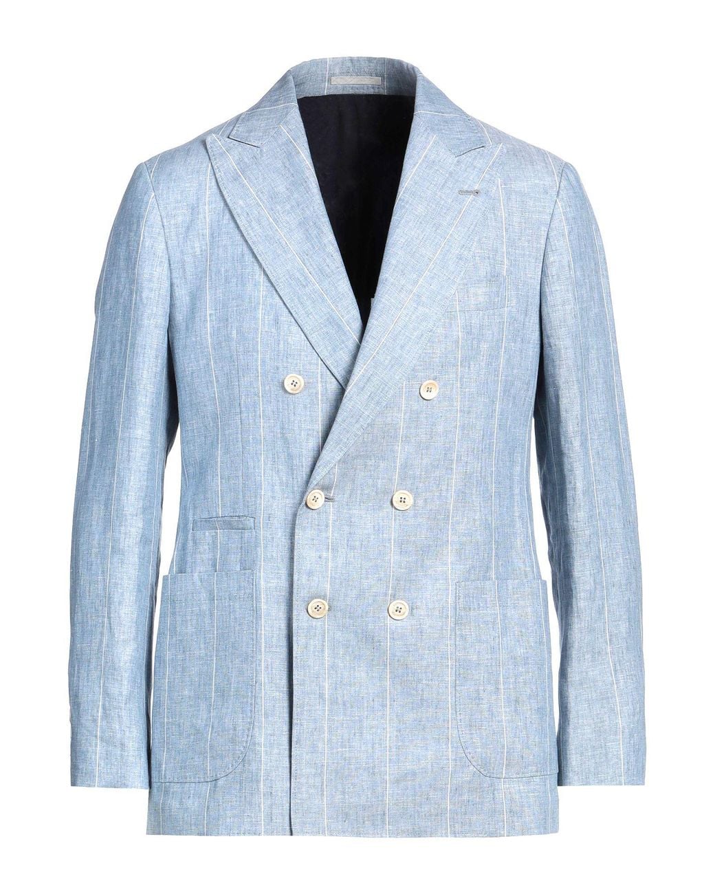 Brunello Cucinelli Blue Blazer for men