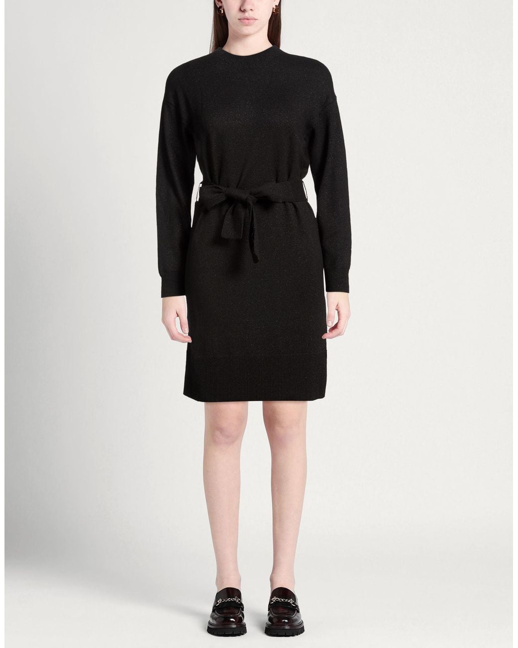 ARMANI EXCHANGE Black Mini Dress