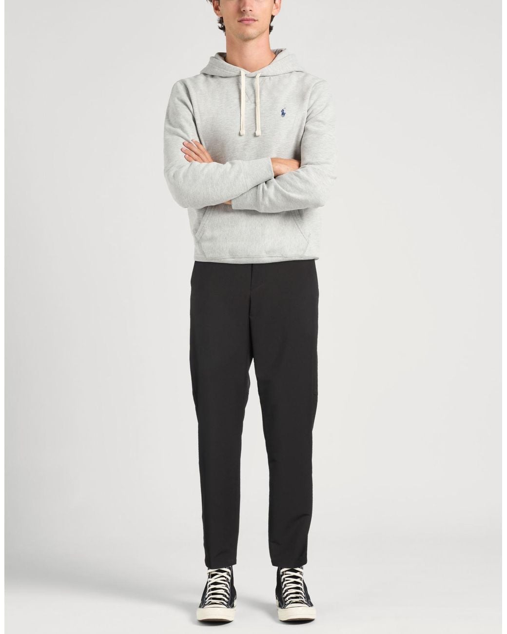 Boss Black Pants Polyester, Elastane for men