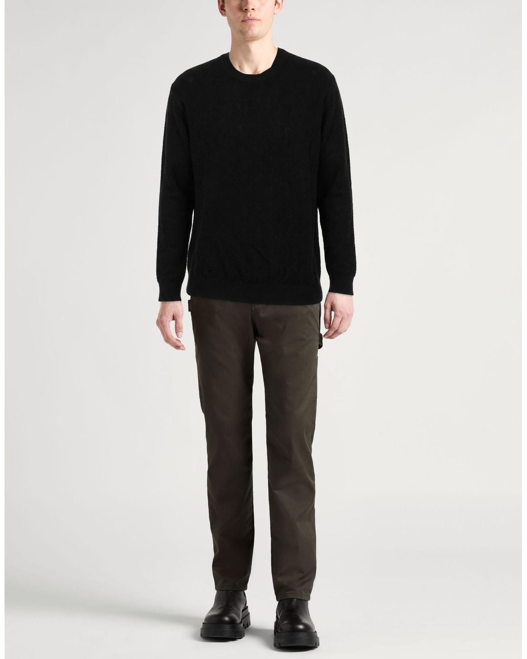 Pullover Emporio Armani de hombre de color Black