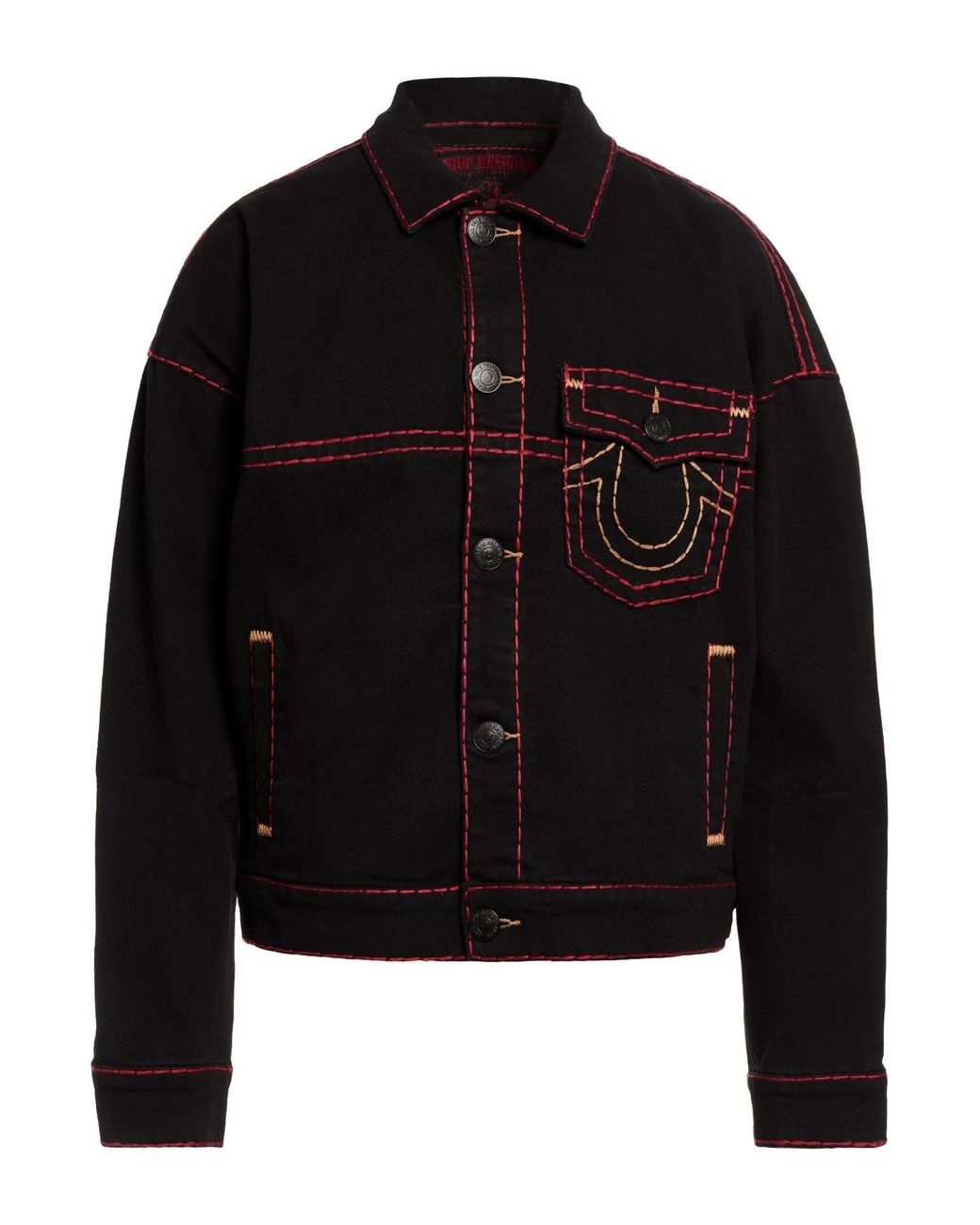 True Religion Black Denim Outerwear for men