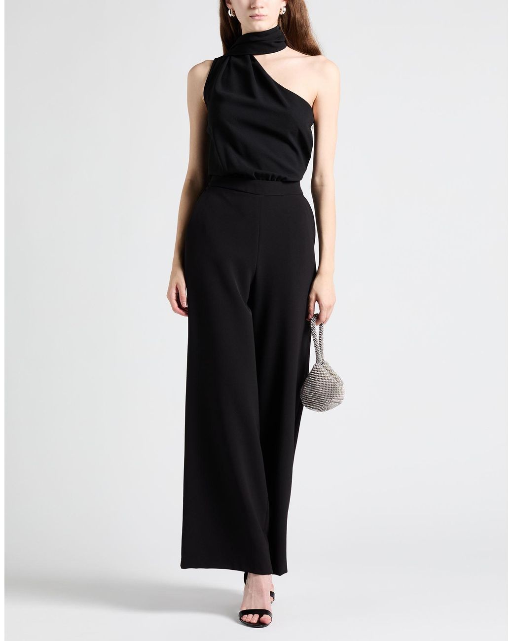 Liu Jo Black Jumpsuit Polyester, Elastane