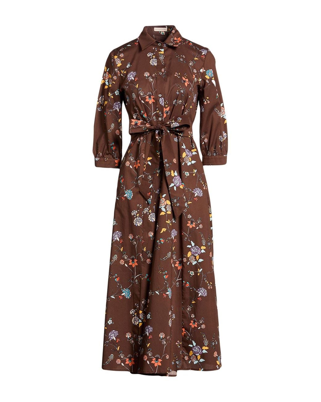 Camicettasnob Brown Maxi Dresses