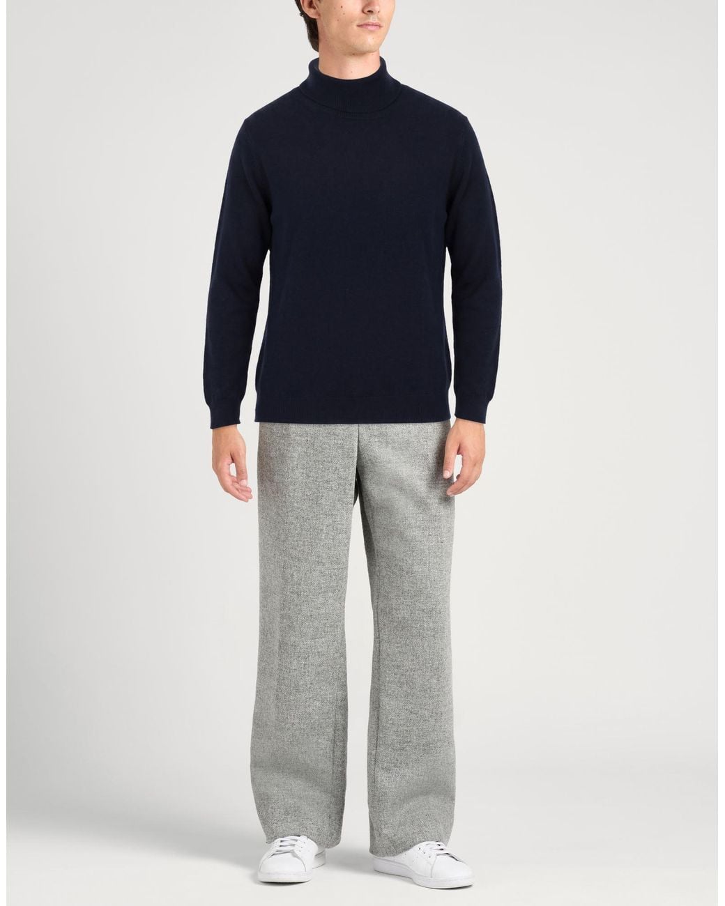 Cruciani Blue Sweater Wool, Cashmere for men
