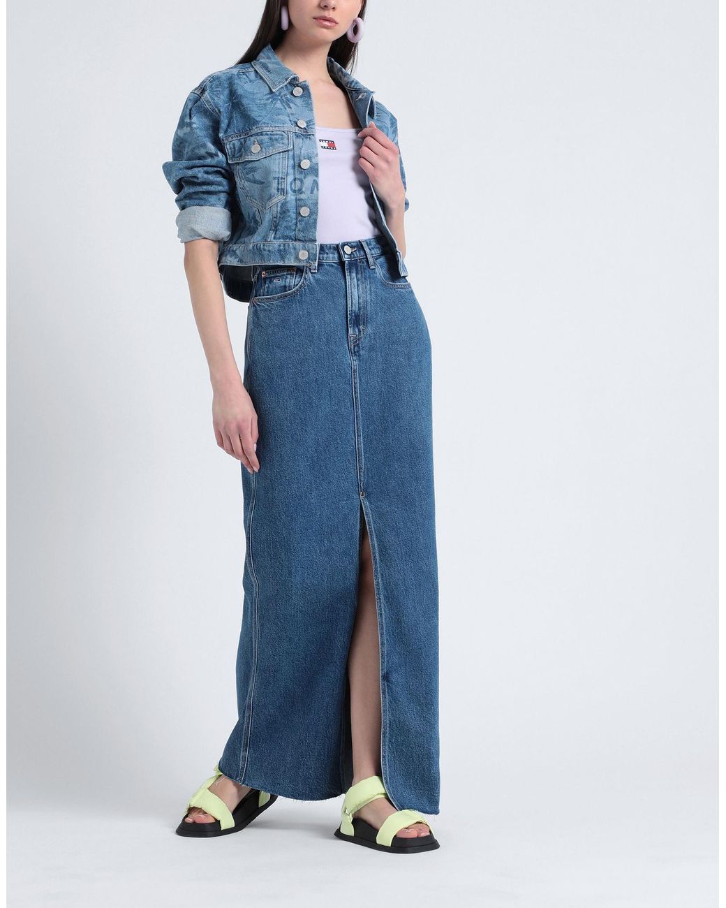 Tommy Hilfiger Blue Denim Outerwear