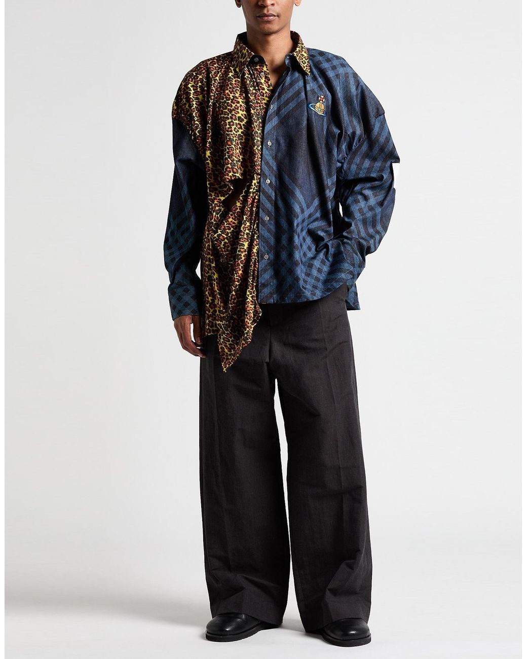 Vivienne Westwood Blue Denim Shirt for men