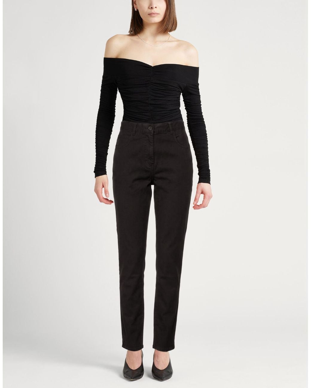 The Row Black Trouser