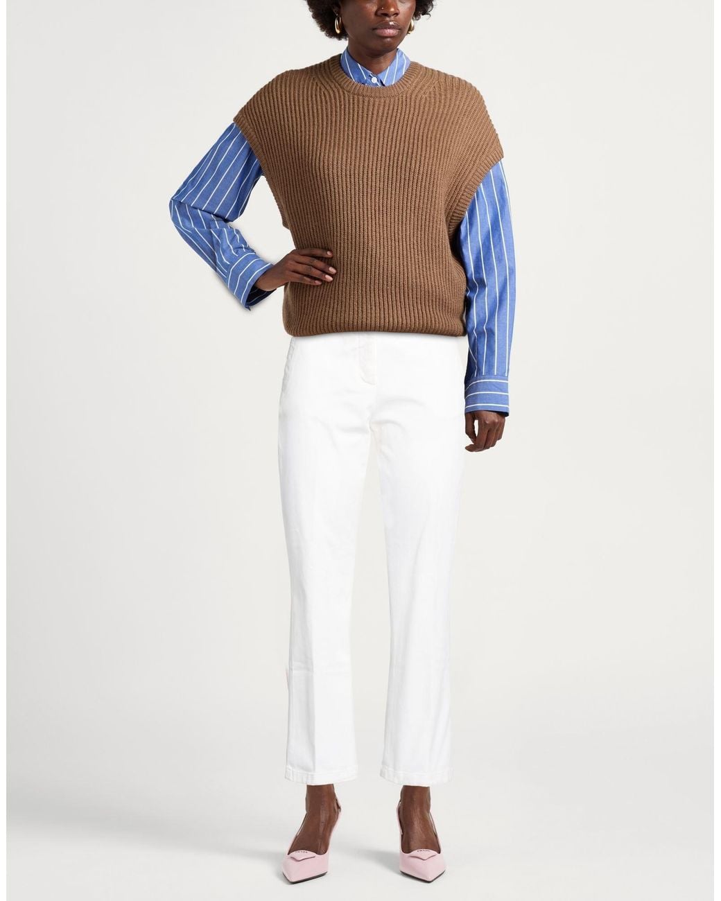Department 5 White Trouser