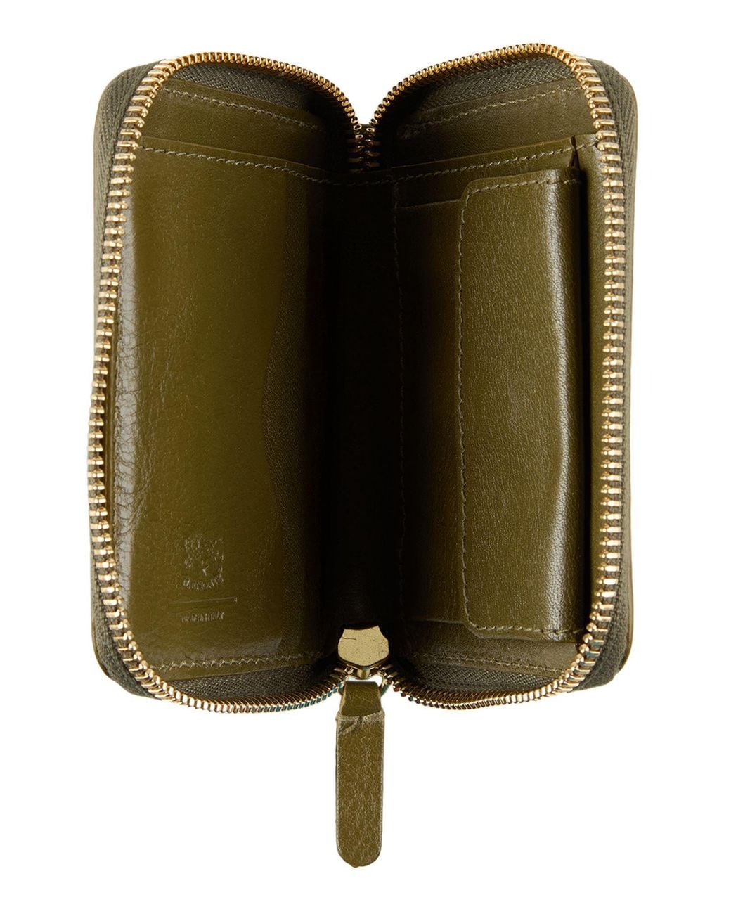 Il Bisonte Green Military Wallet Leather