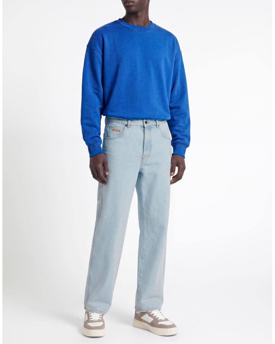 MSGM Blue Jeans Cotton for men