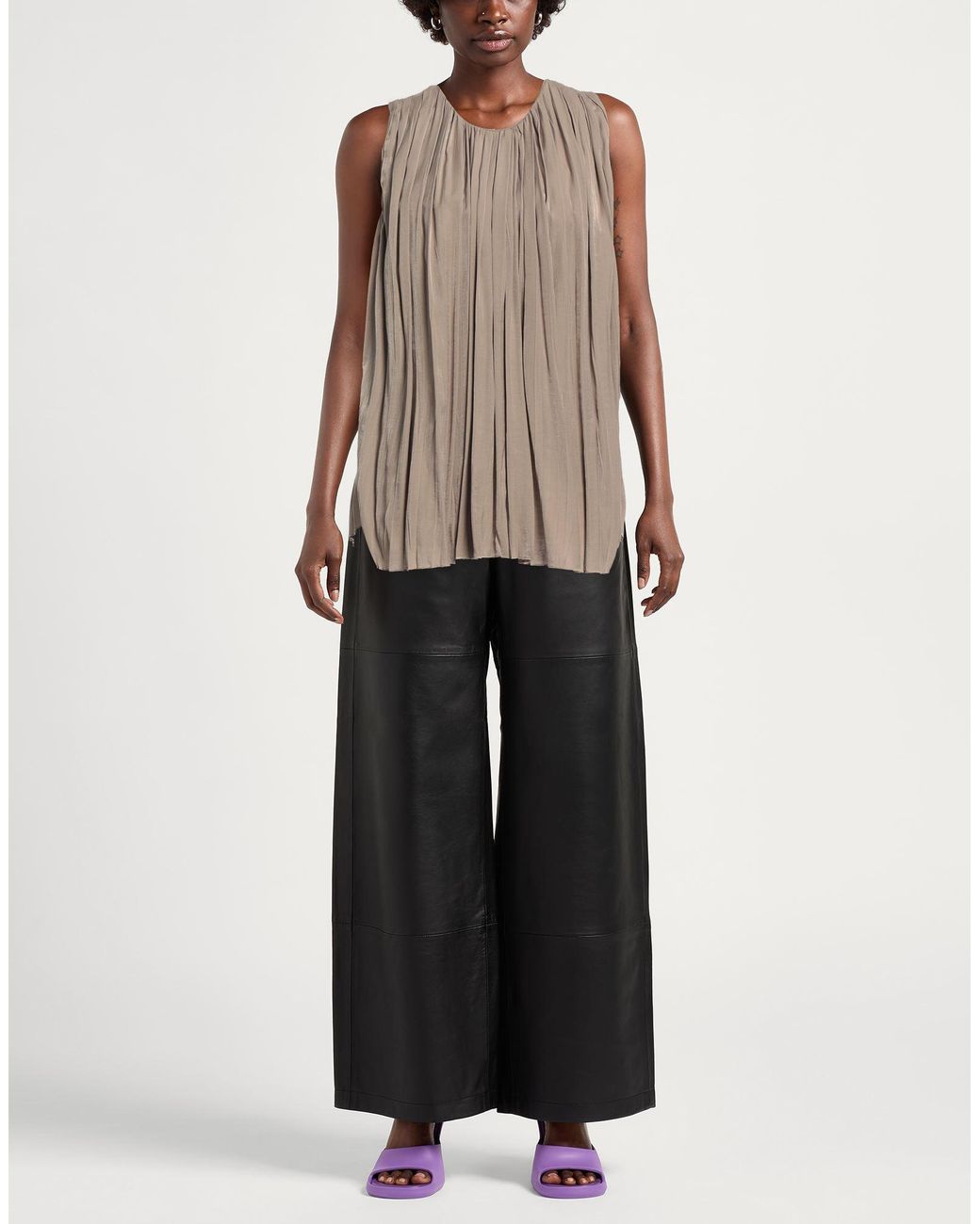 Ballantyne Brown Top Polyester, Viscose