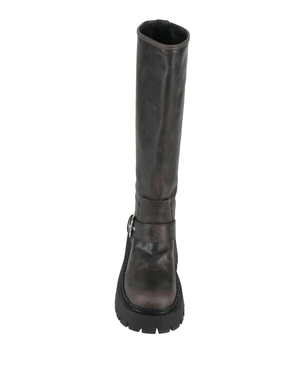 Vic Matié Black Boot Leather