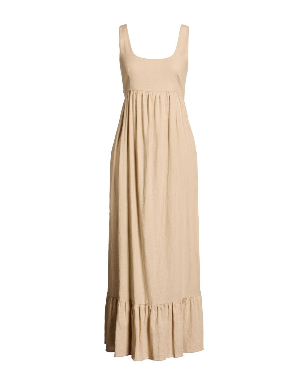 Compagnia Italiana Natural Maxi Dress Linen, Viscose