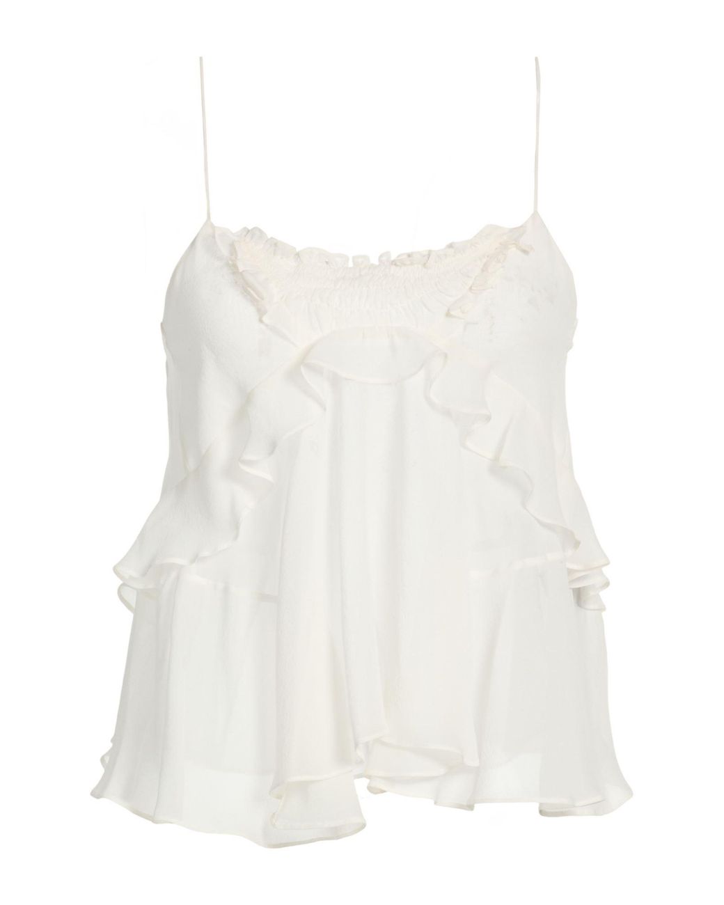 Isabel Marant White Ivory Top Silk