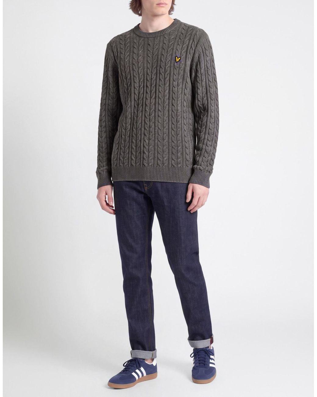 Lyle & Scott Gray Jumper for men