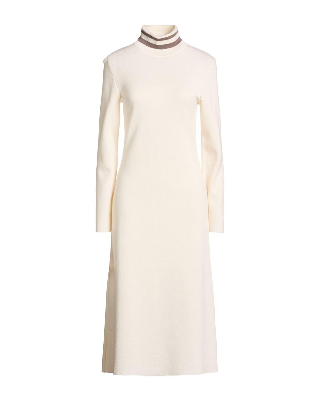 Purotatto Natural Midi Dress Merino Wool