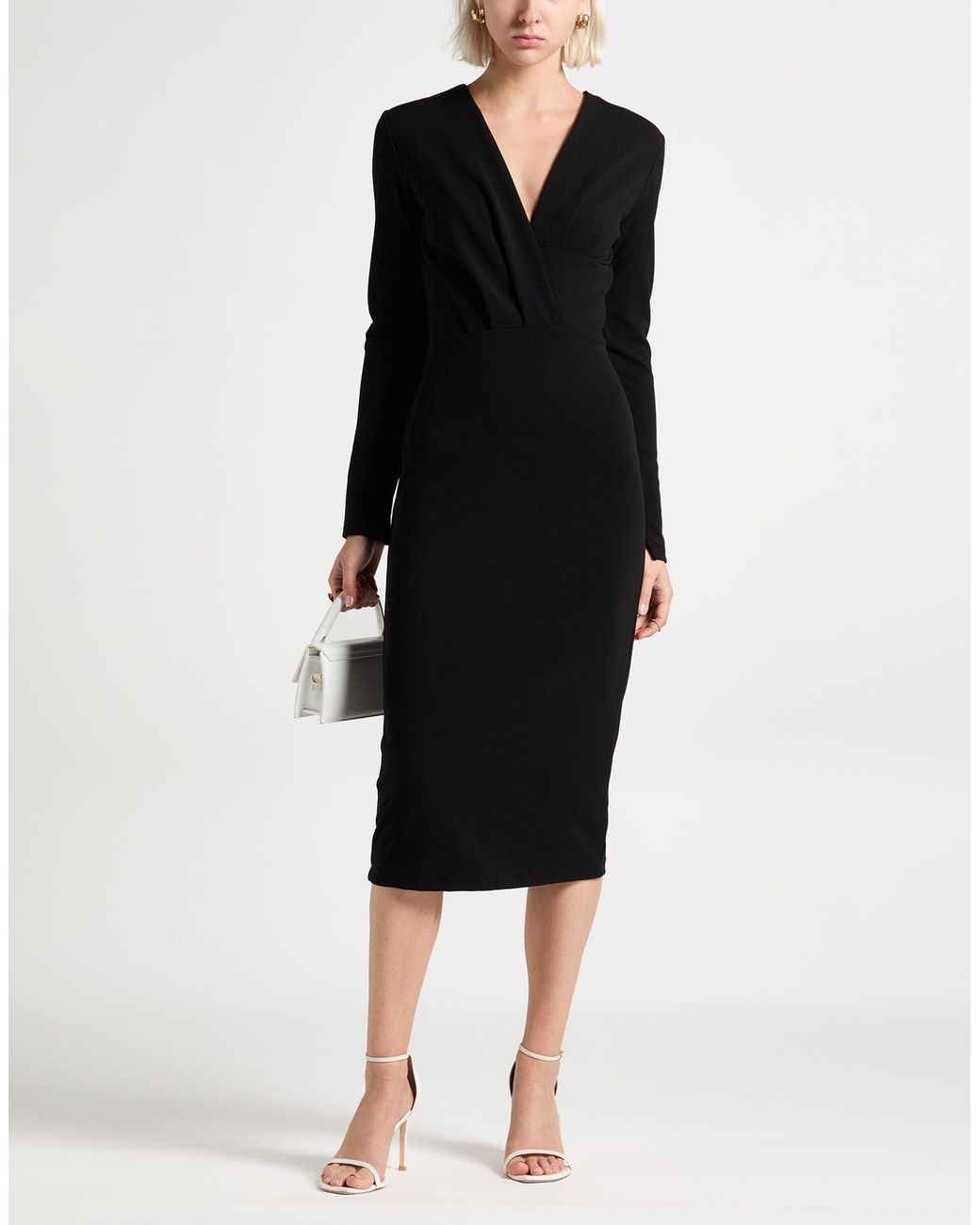 Silvian Heach Black Midi Dresses