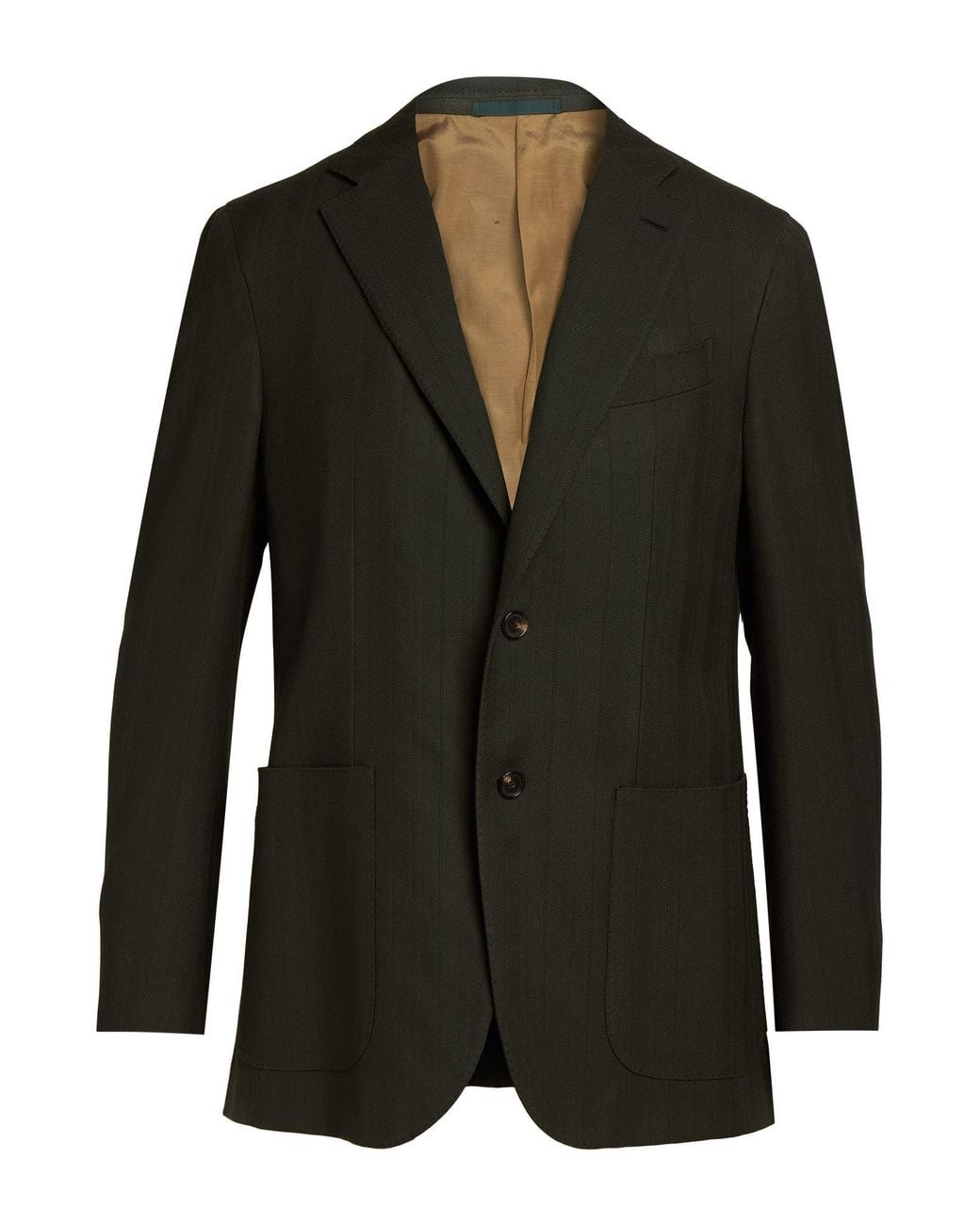 Caruso Black Blazer for men