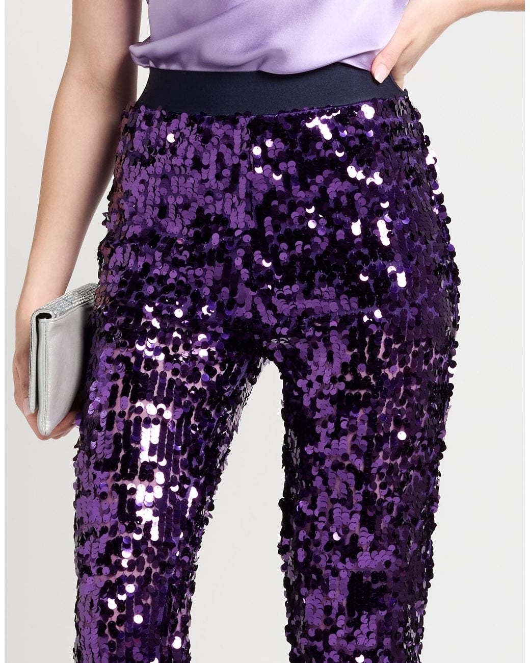 THE M.. Blue Pants Polyester