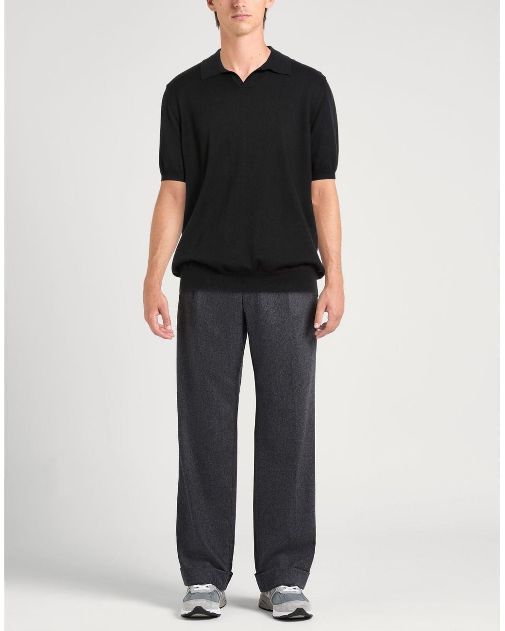 Pullover Alpha Studio de hombre de color Black