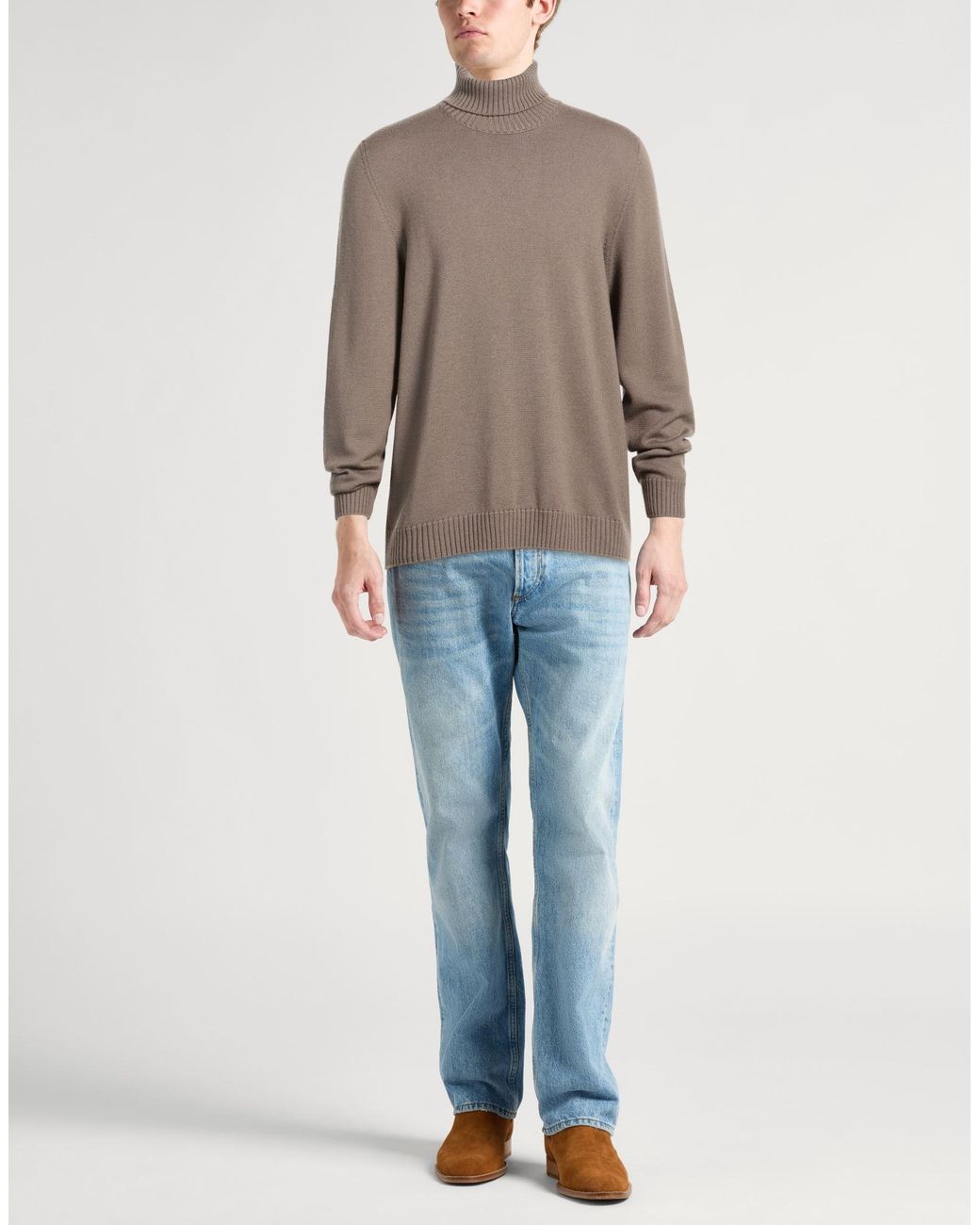 Drumohr Brown Turtleneck for men