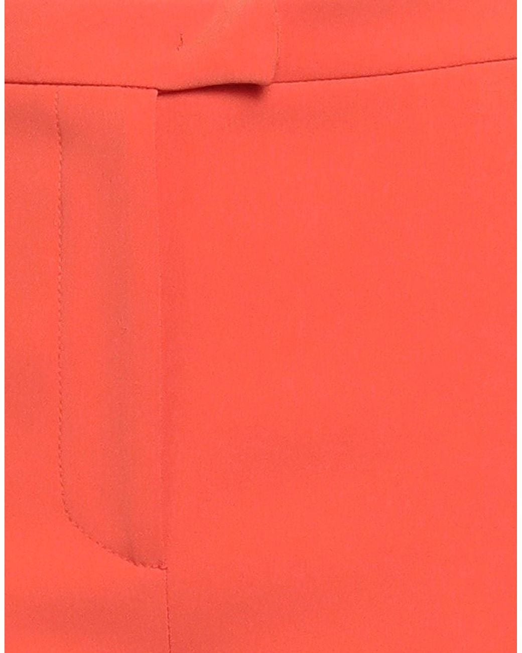 Patrizia Pepe Red Apricot Pants Polyester, Elastane