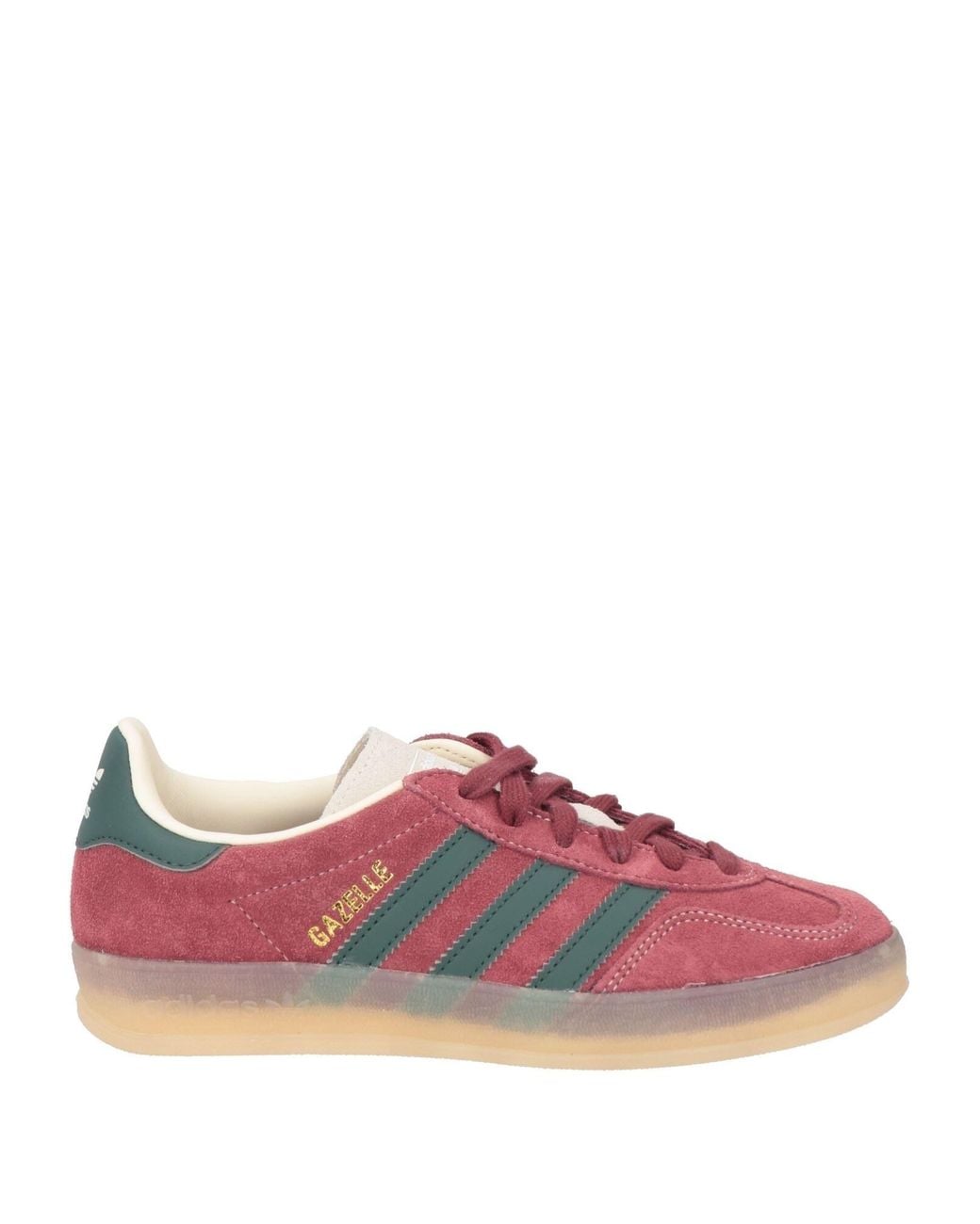 Adidas Originals Pink Burgundy Sneakers Leather, Synthetic Material