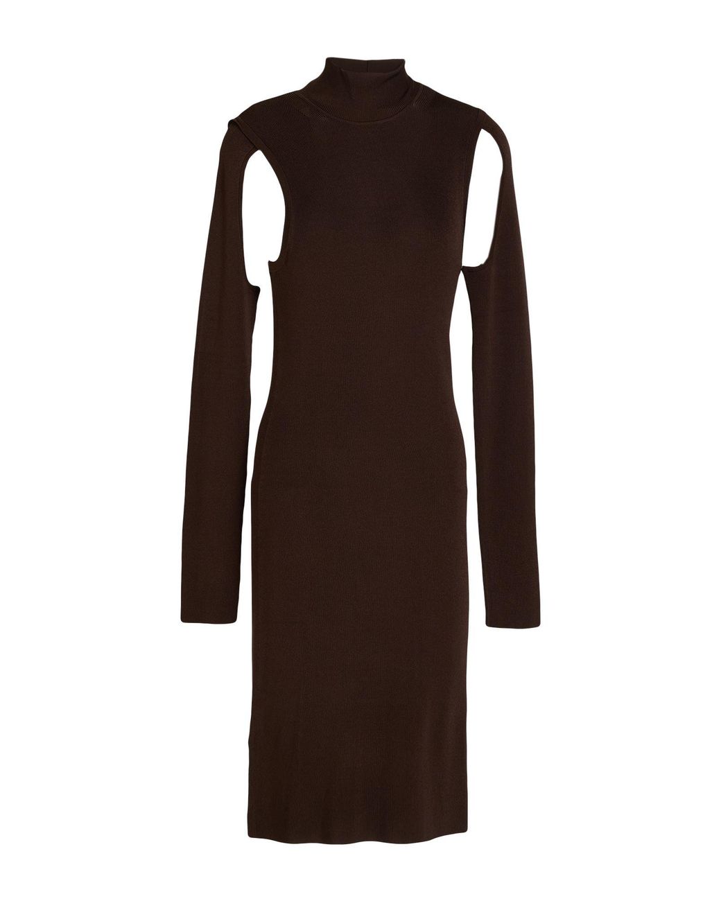 Helmut Lang Brown Mini Dress