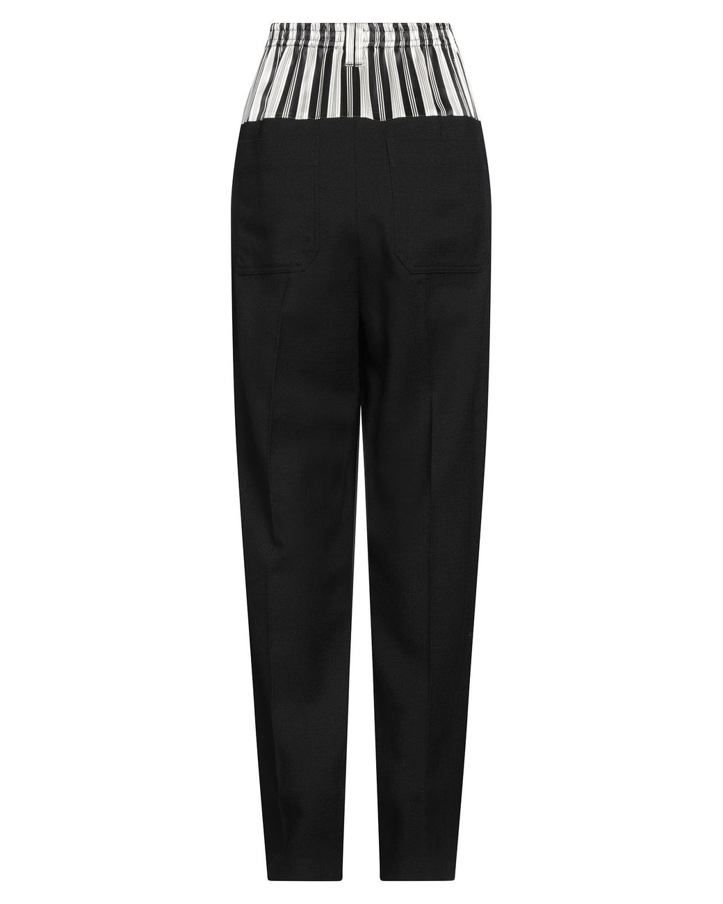 Fendi Black Pants Virgin Wool, Polyamide, Silk