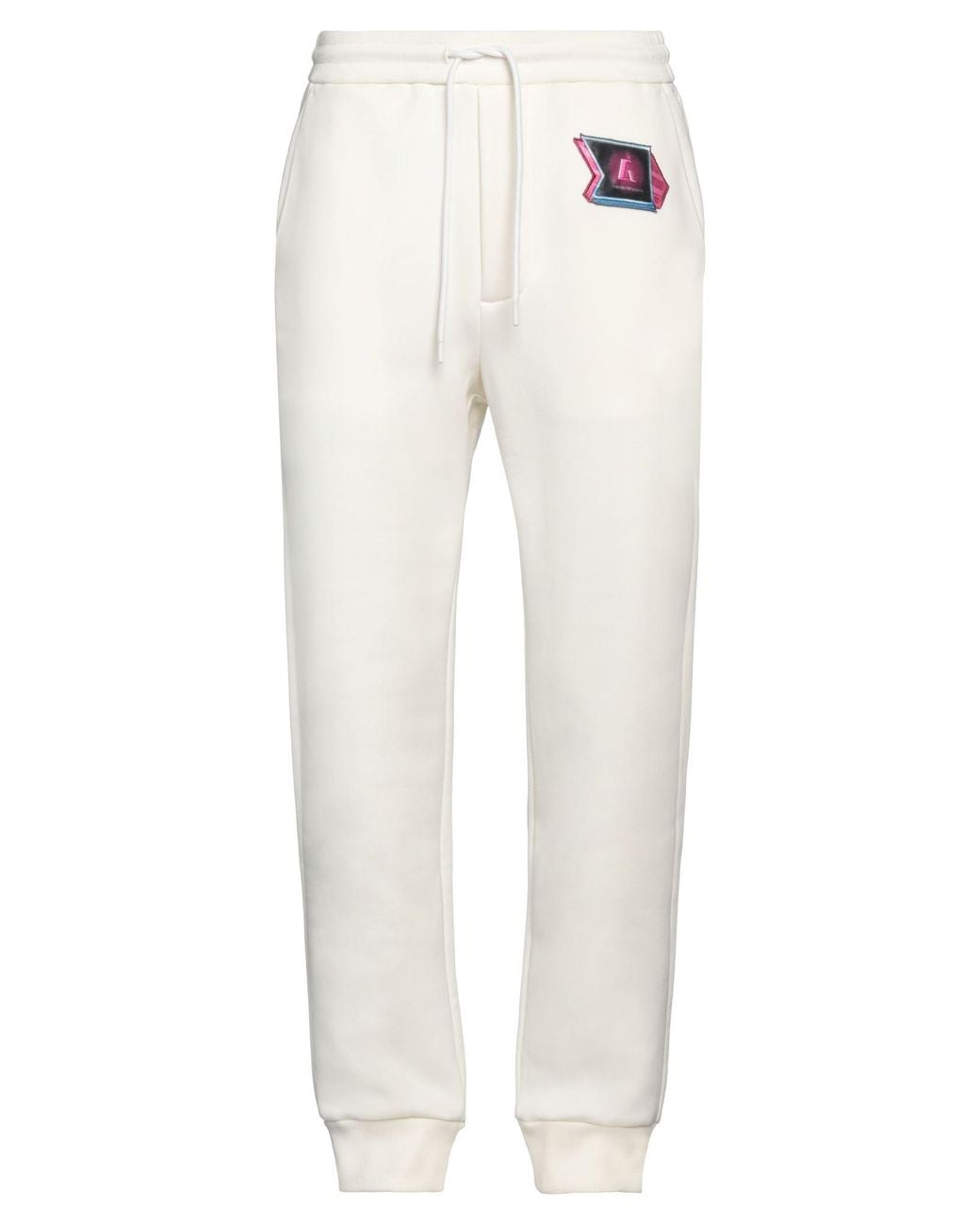 Emporio Armani White Pants for men
