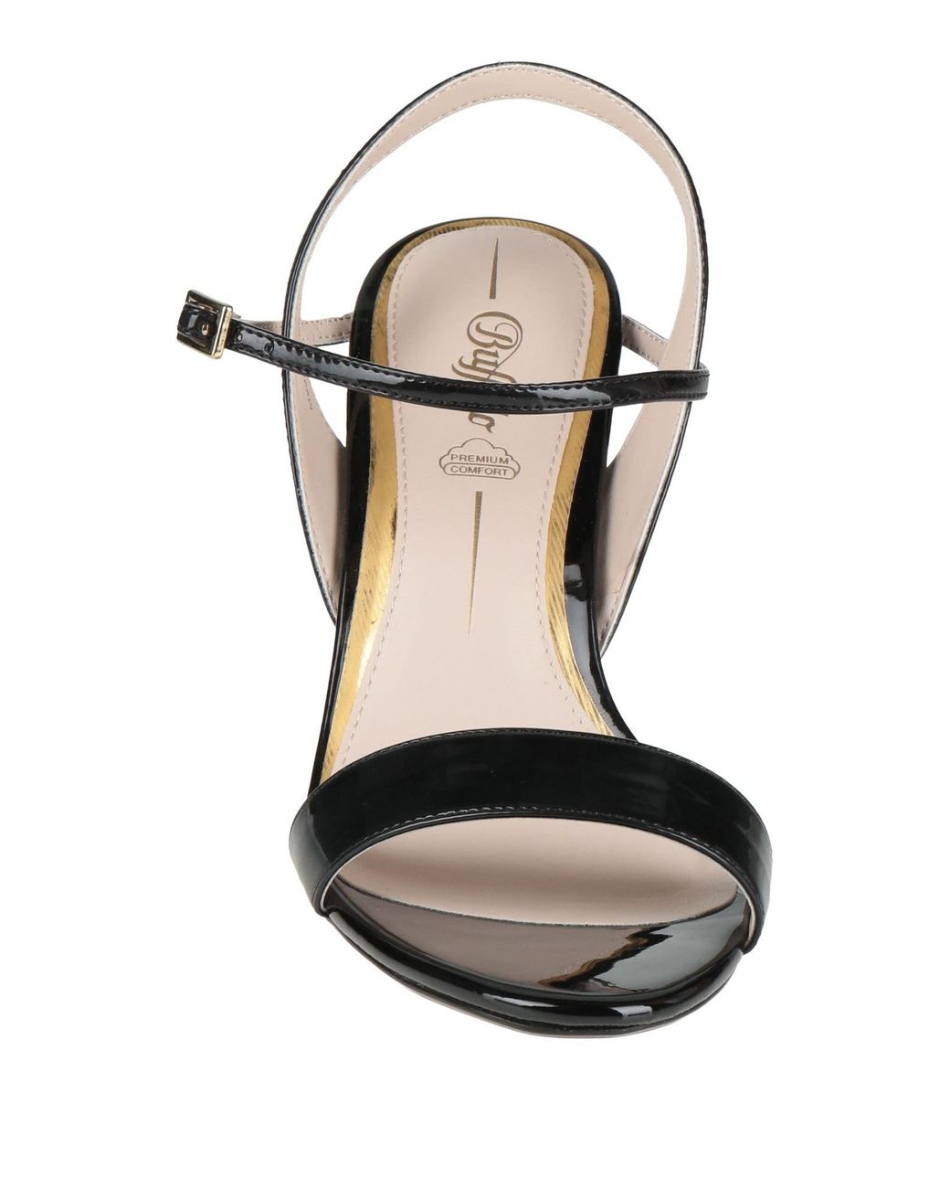 Buffalo Black Sandals