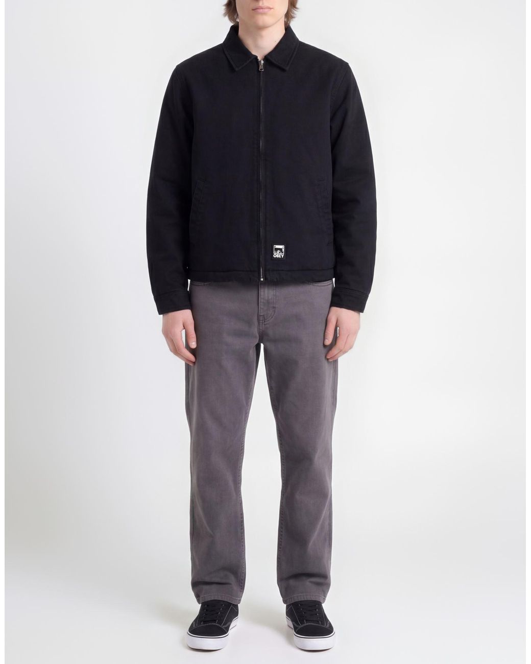 Obey Blue Jacket for men