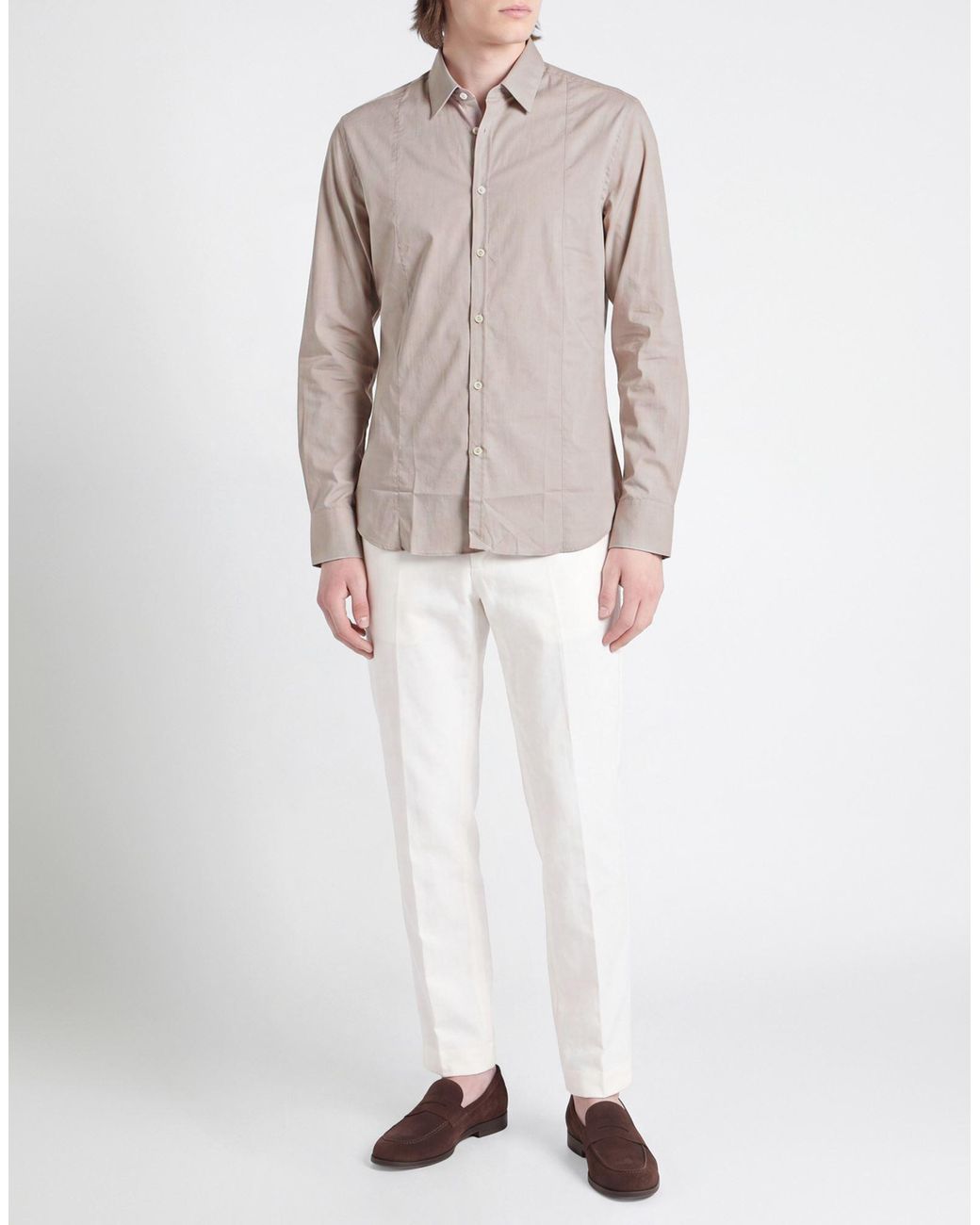 Bagutta Pink Shirt Cotton, Elastane for men