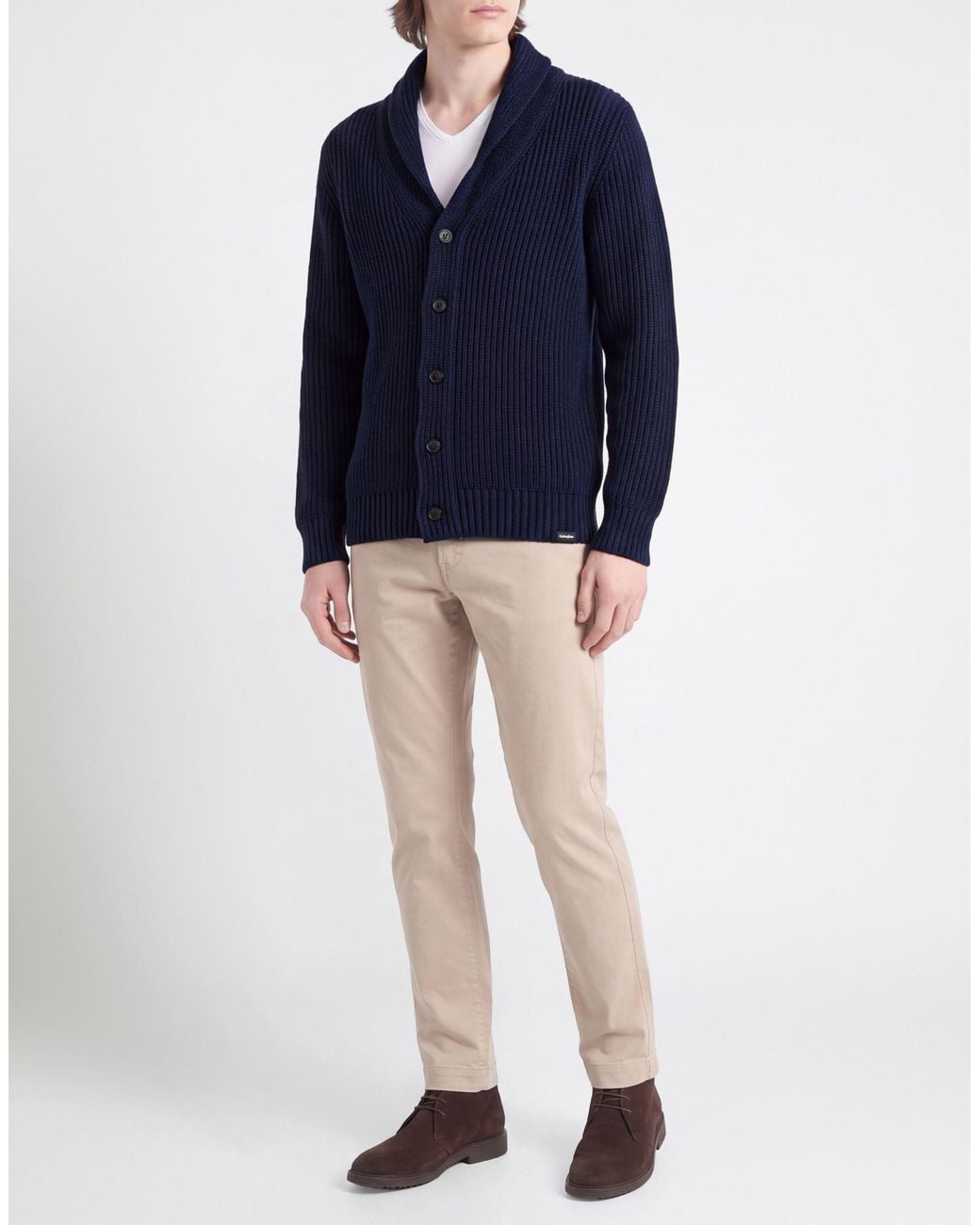 Fay Blue Cardigan for men