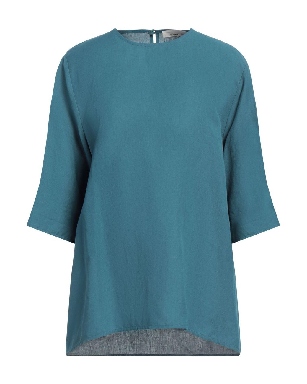 Liviana Conti Blue Top Viscose, Linen