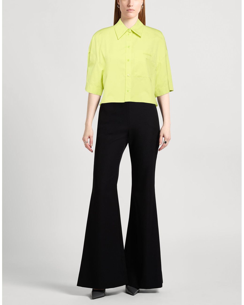 McQueen Yellow Lime Shirt Cotton