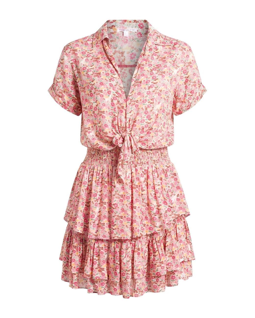 Poupette Pink Mini Dress Ecovero Viscose