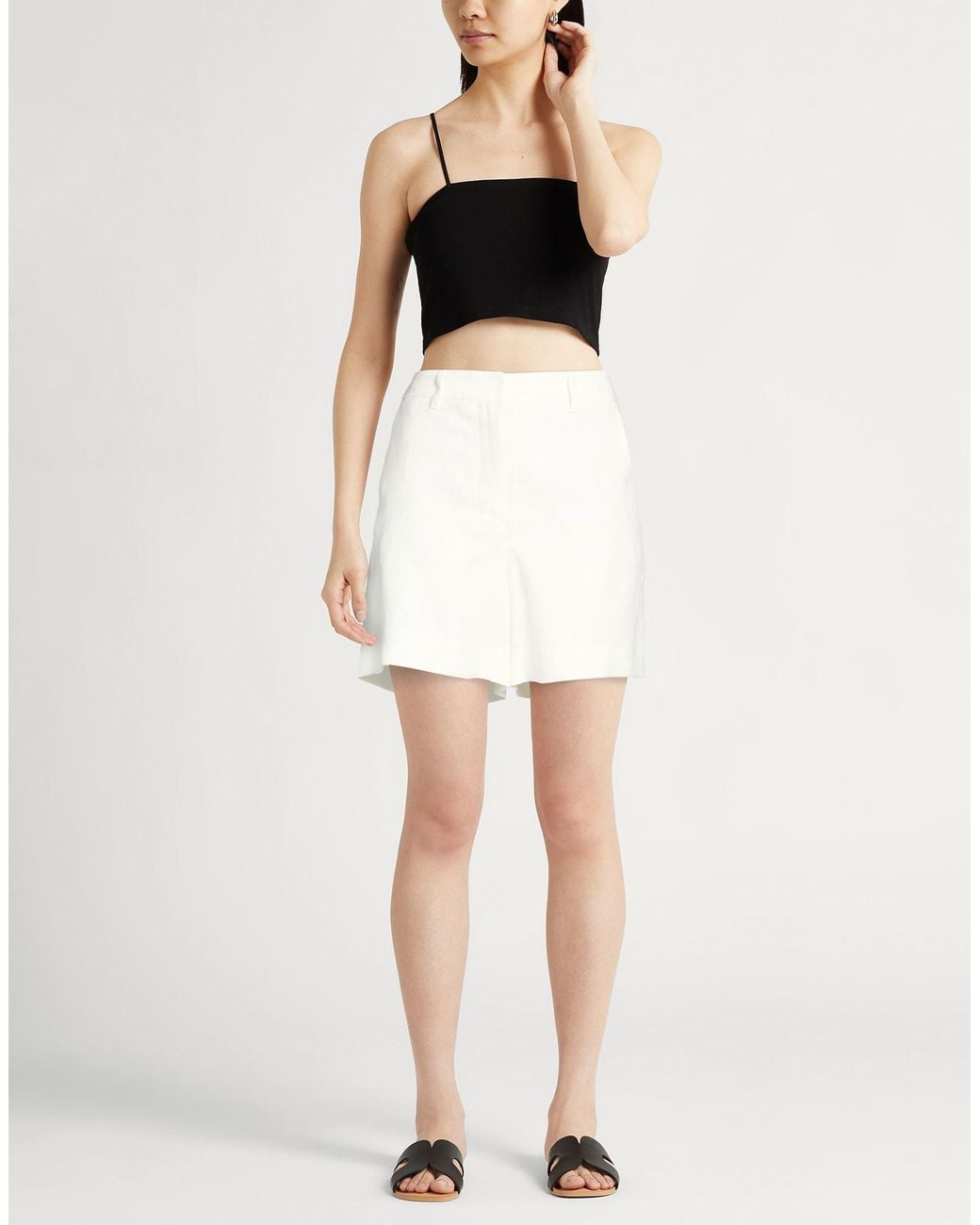 Max Mara White Shorts & Bermuda Shorts
