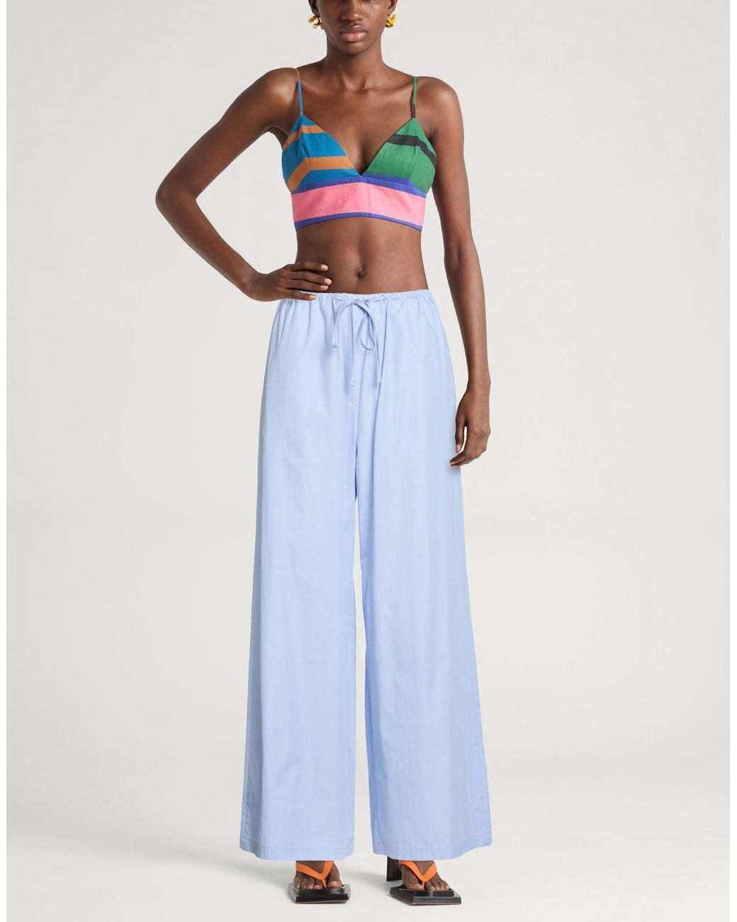 Hache Blue Pants