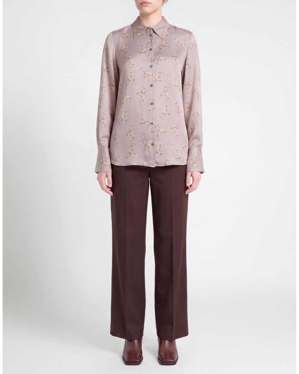 Ottod'Ame Brown Shirt