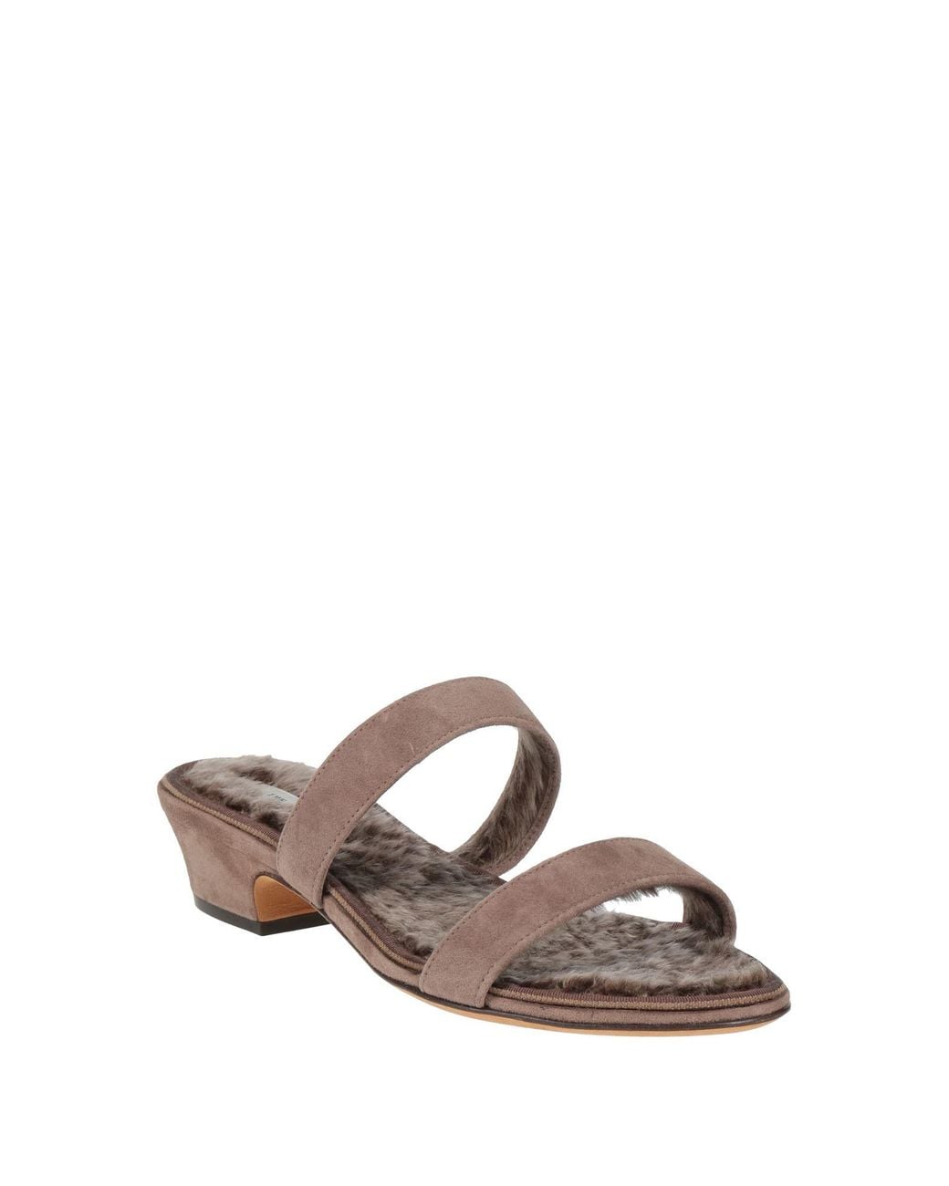 The Row Gray Sandals Leather