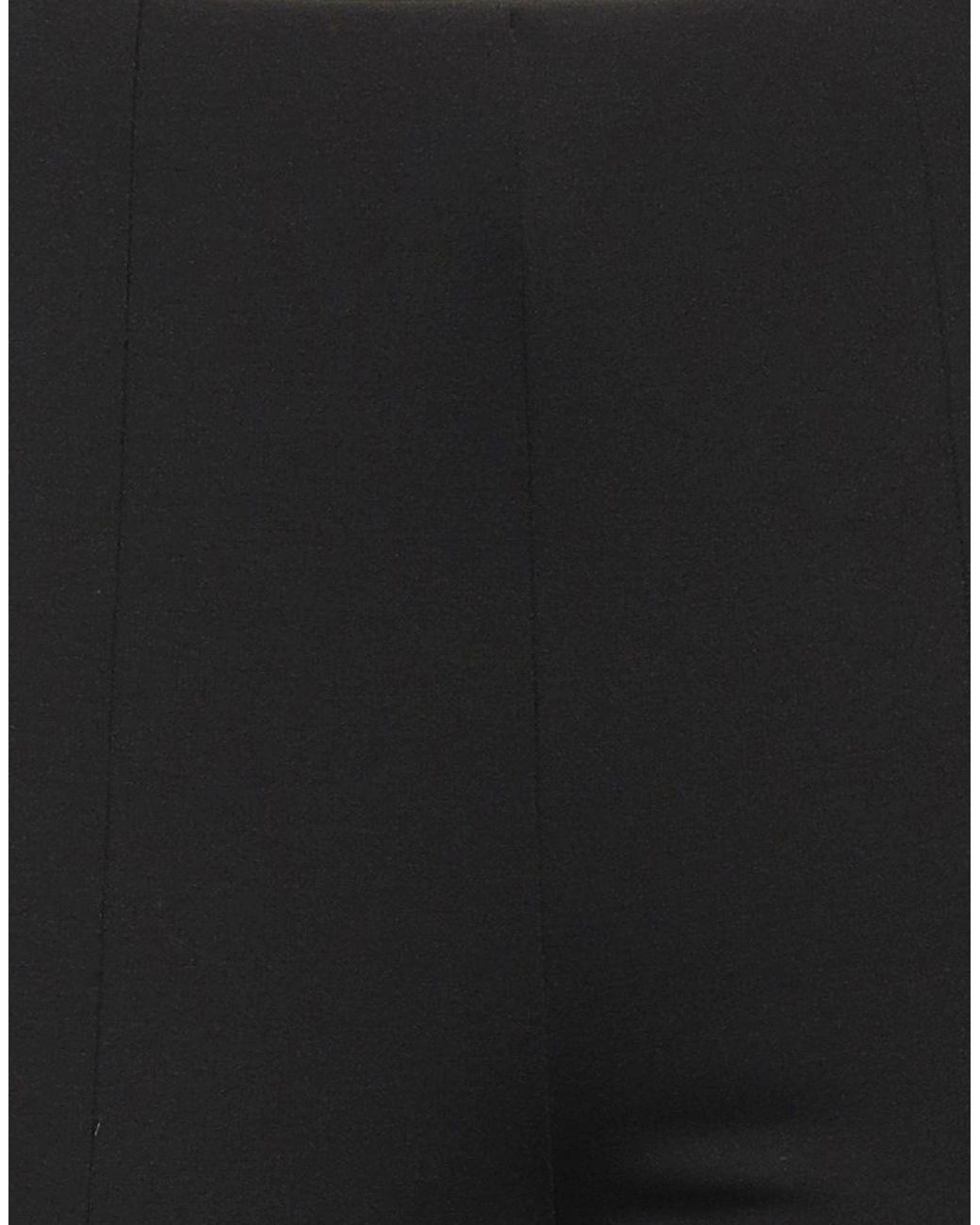 Patrizia Pepe Black Pants Viscose, Polyamide, Elastane
