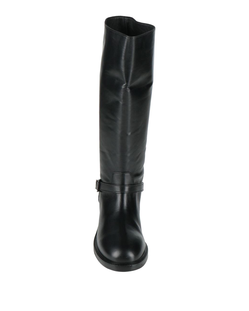 Emanuélle Vee Black Boot Leather