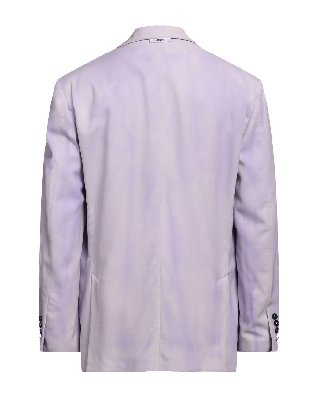 MSGM Purple Blazer for men
